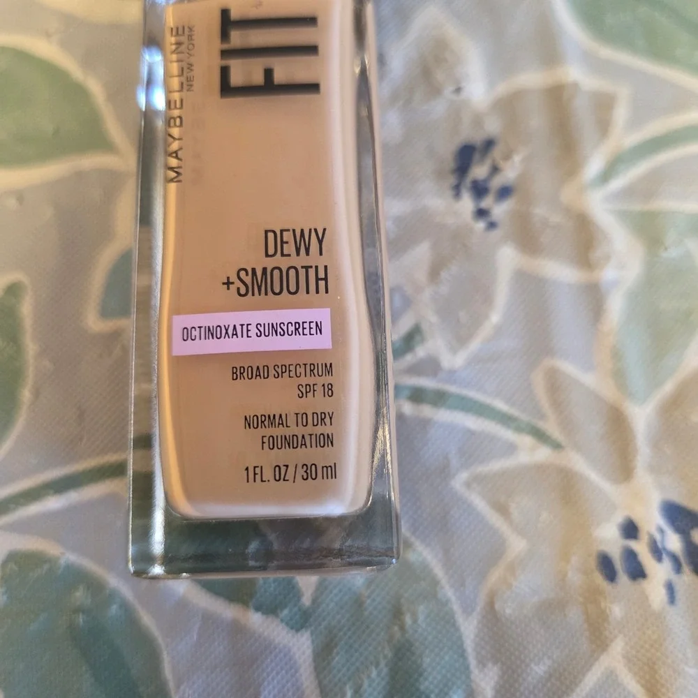 Maybelline Fit Me Dewy + Smooth Foundation 128 Warm Nude SPF 18 1 fl oz